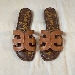 Sam Edelman Brown Slide Sandals